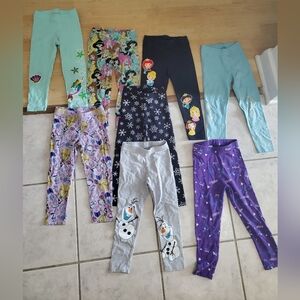 Disney Spotted Zebra 8 pairs of 4t toddler leggings